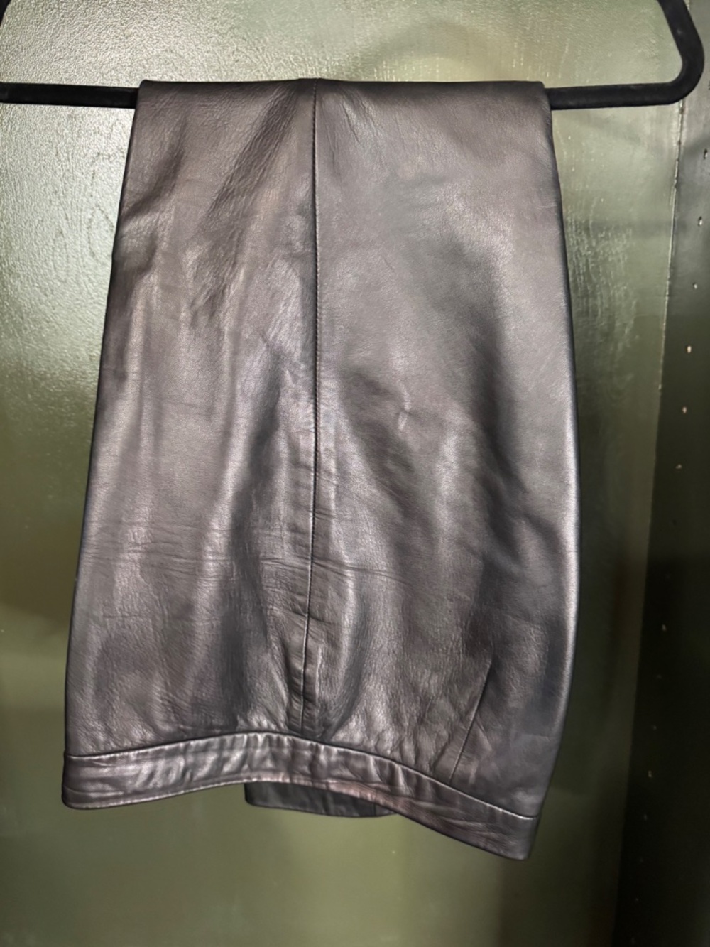 Dana Buchman Black Leather Pants, Women's Size 12, GUC